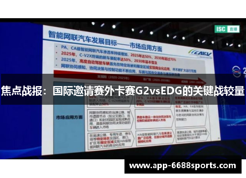 焦点战报：国际邀请赛外卡赛G2vsEDG的关键战较量